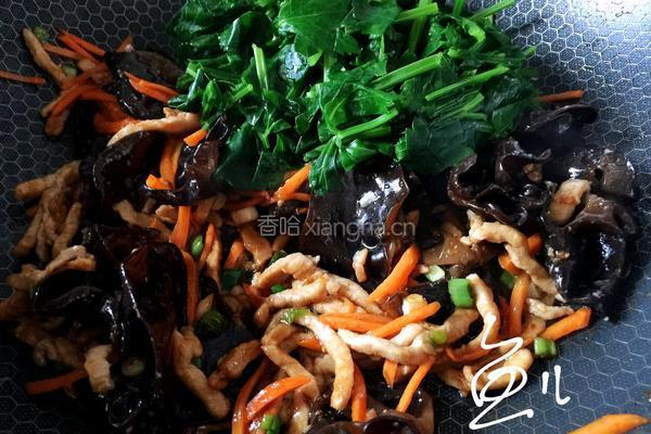 芹菜木耳炒肉丝的做法图解12