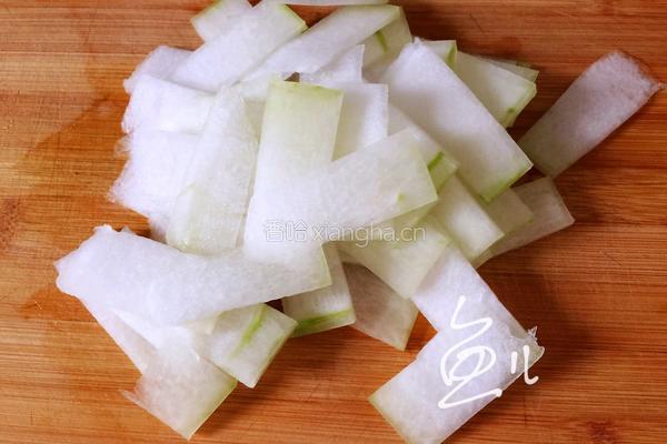 冬瓜紫菜汤的做法图解2