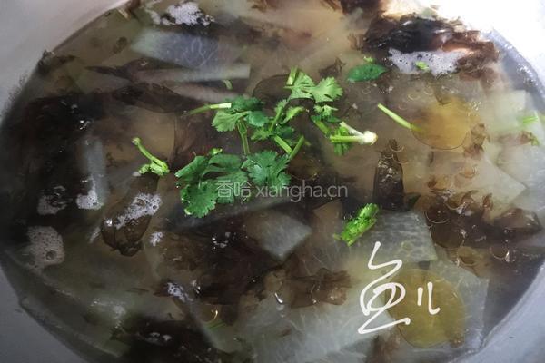 冬瓜紫菜汤的做法图解11