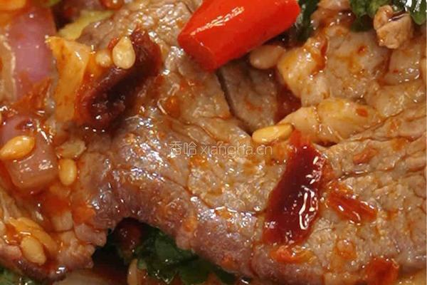 凉拌香菜牛肉