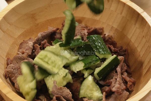 凉拌香菜牛肉的做法图解6
