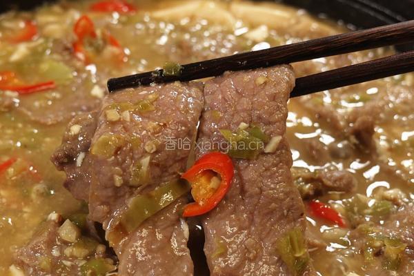 烧椒牛肉豆腐