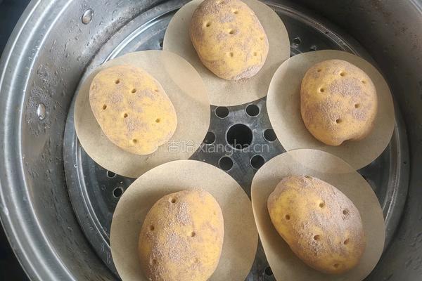 土豆奶黄包的做法图解10