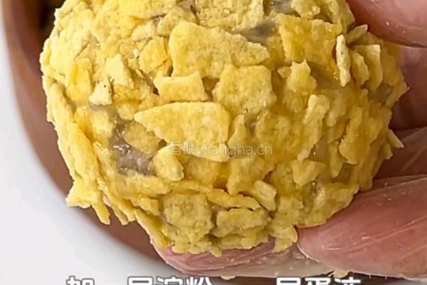 黑松露薯片芝士虾球的做法图解5