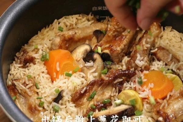 板栗排骨焖饭的做法图解8