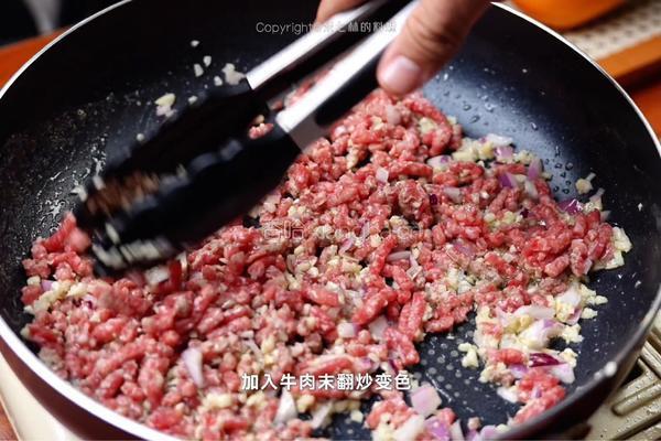 番茄牛肉恰巴塔的做法图解3