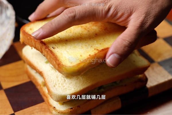 黑松露三文鱼三明治的做法图解8