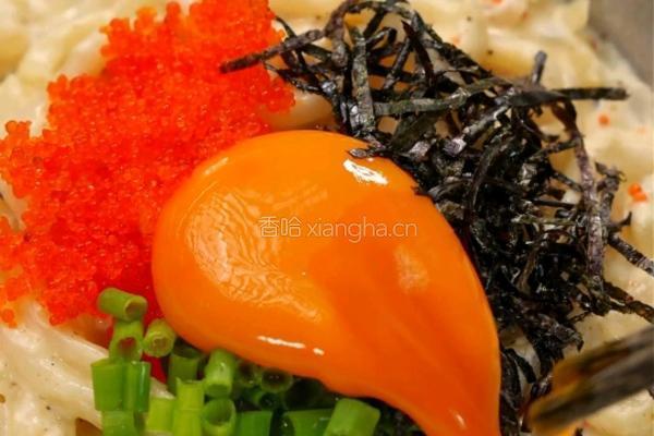 黑松露奶油乌冬面的做法图解8