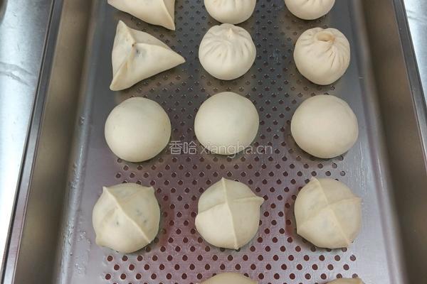 红豆包和蜜豆卷的做法图解4