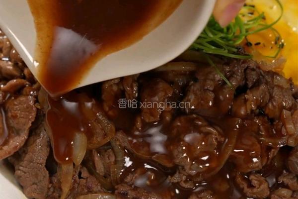 照烧肥牛滑蛋饭的做法图解8