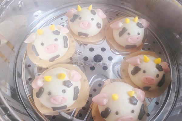 小奶牛枣泥包的做法图解10