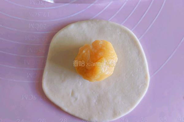 帕恰狗奶黄包的做法图解4