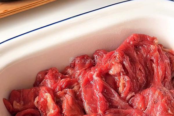 香菜拌牛肉的做法图解3