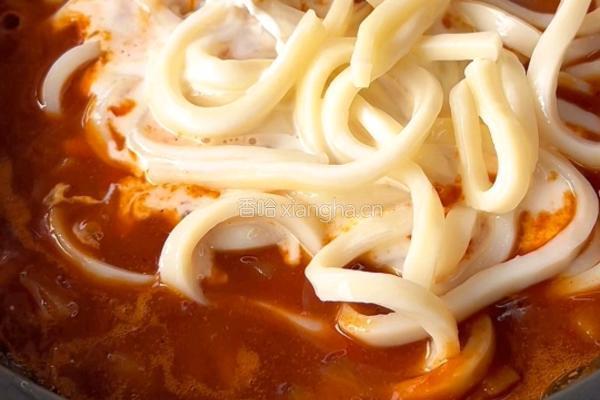 咖喱牛肉乌冬面的做法图解7