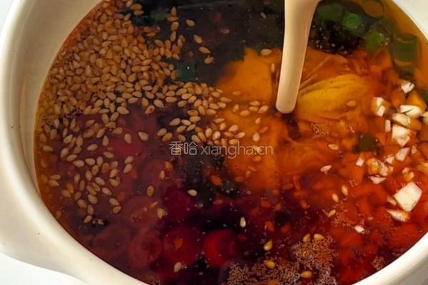 麻酱流汁宽粉的做法图解5
