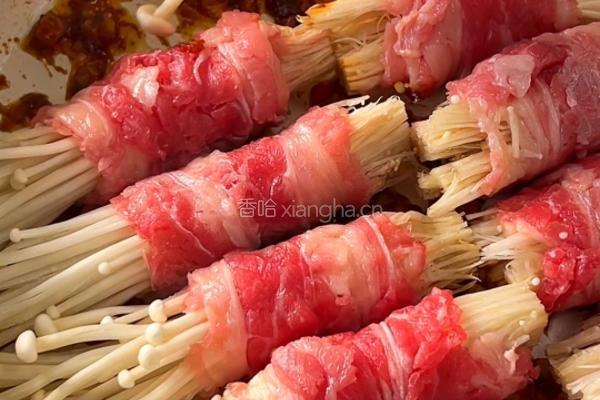 金针菇肥牛卷的做法图解5