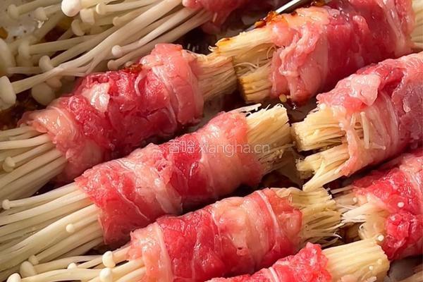 金针菇肥牛卷的做法图解4