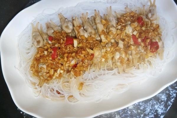 蒜蓉粉丝蛏的做法图解12