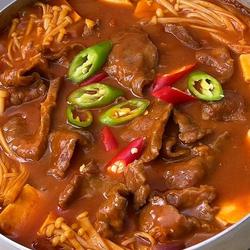 泡菜牛肉豆腐汤的做法[图]