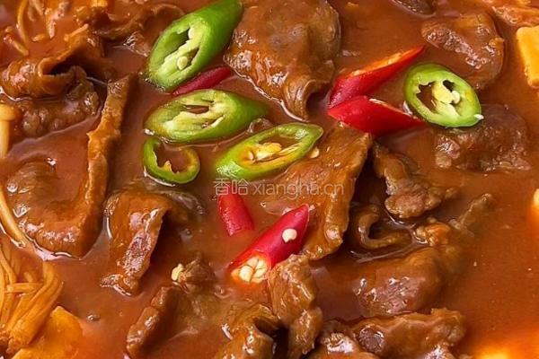 泡菜牛肉豆腐汤