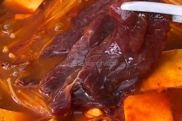 泡菜牛肉豆腐汤的做法图解6
