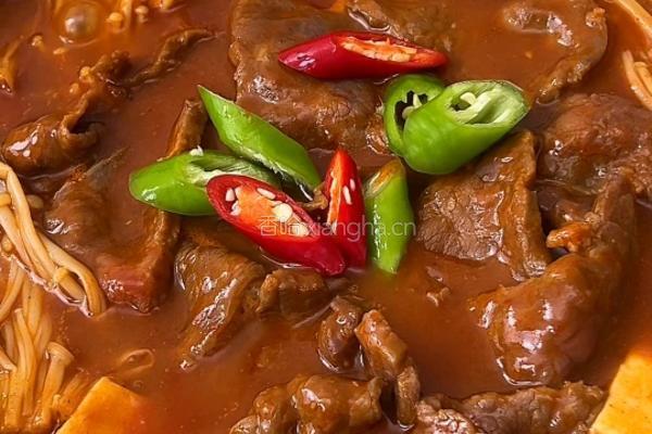 泡菜牛肉豆腐汤的做法图解7