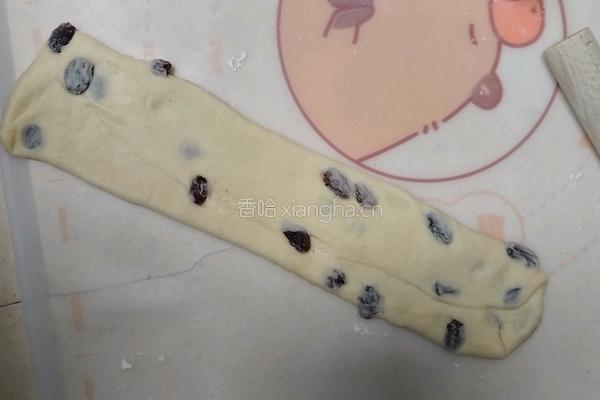鲜奶提子吐司(2个450g吐司)牛奶液种的做法图解15