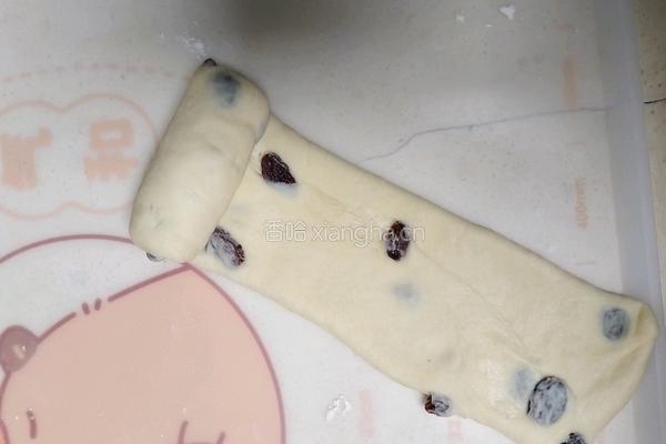 鲜奶提子吐司(2个450g吐司)牛奶液种的做法图解16