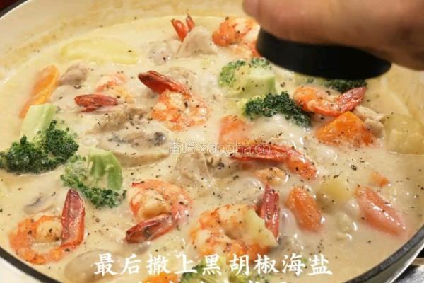 黑松露日式奶油炖菜的做法图解8