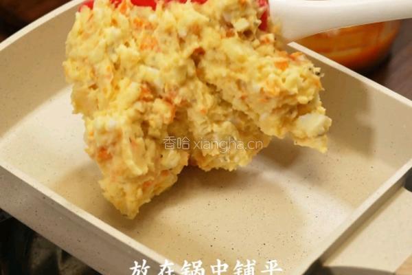黑松露士豆泥香肠厚蛋烧的做法图解5