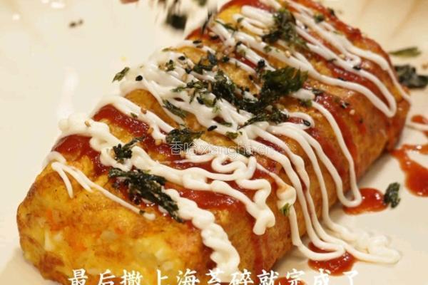 黑松露士豆泥香肠厚蛋烧的做法图解8