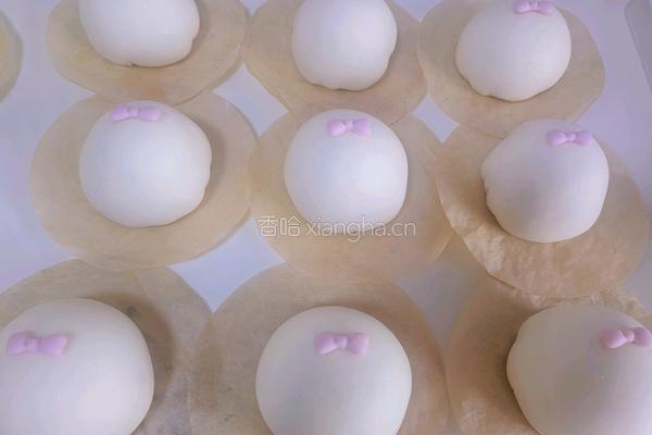 唐老鸭奶黄包的做法图解5