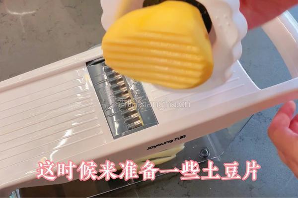 蒜蓉土豆玉米烤加拿大北极虾的做法图解6