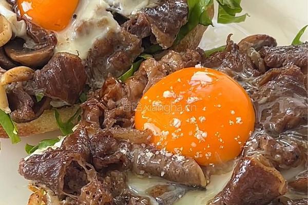 口蘑牛肉三明治的做法图解7