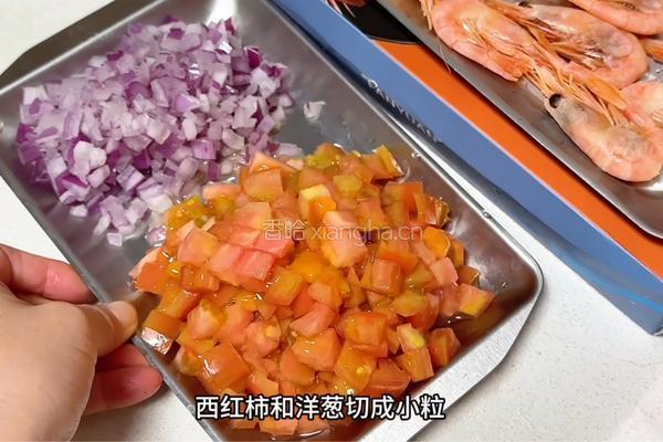 加拿大北极虾海鲜饭的做法图解3