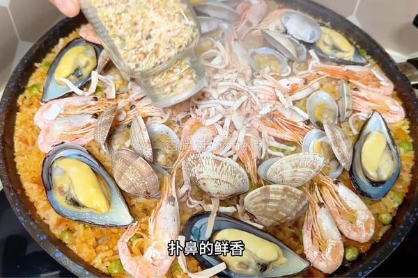 加拿大北极虾海鲜饭的做法图解11