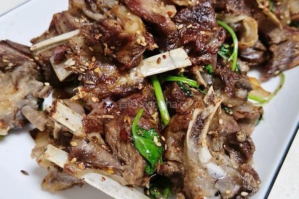 孜然羊排的做法图解14