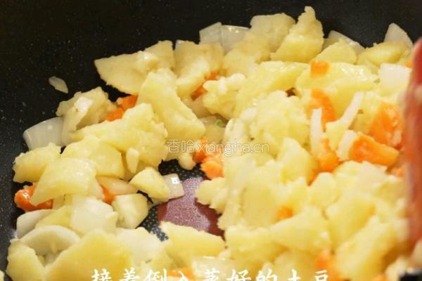 黑松露土豆肥牛烩饭的做法图解4