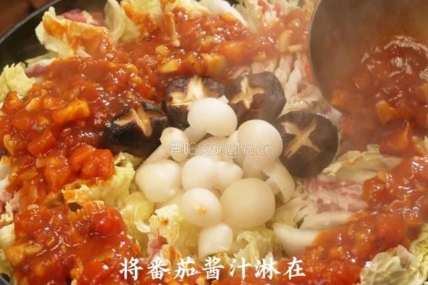 黑松露白菜肥牛千层的做法图解6