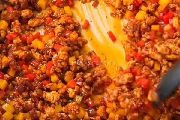 黑松露芝士鸡肉土豆塔的做法图解6