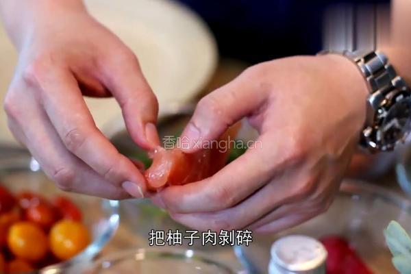 柚子加拿大北极虾配青柠苏打的做法图解2