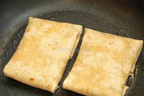 爆浆芝士鸡肉卷饼的做法图解6
