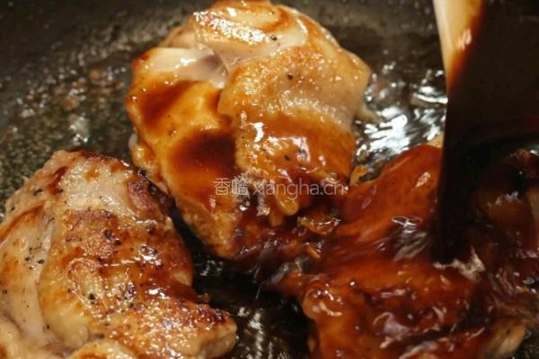 照烧鸡腿滑蛋饭的做法图解4