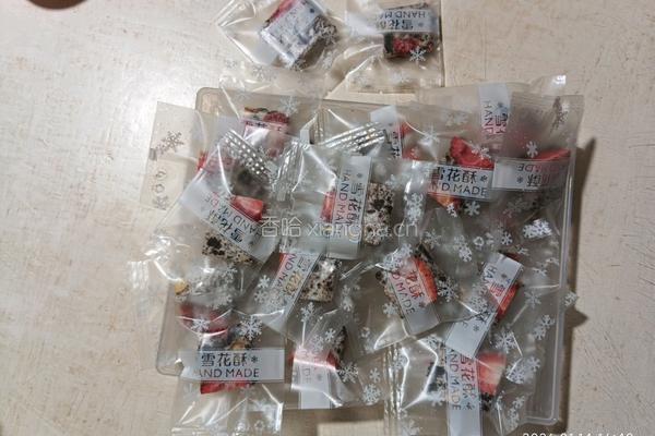 奥利奥 草莓 雪花酥的做法图解7