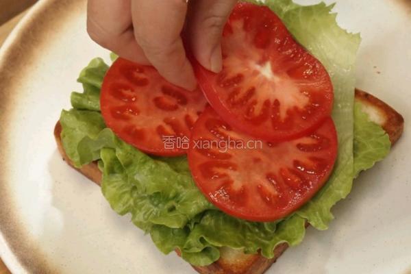 蟹柳滑蛋三明治的做法图解6