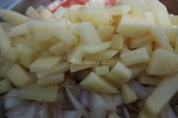 咖喱糯米盖饭爱你至死不渝（語）紫庭版的做法图解4