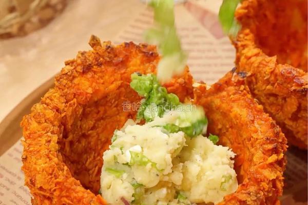 土豆泥沙拉鸡肉碗的做法图解7