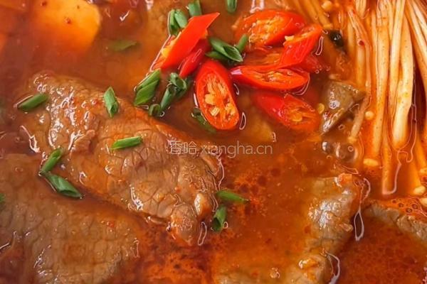 辣牛肉豆腐汤的做法图解8