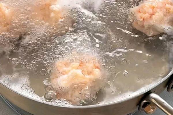 麻酱虾滑宽粉的做法图解3