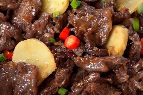 冬笋焗牛肉的做法图解6